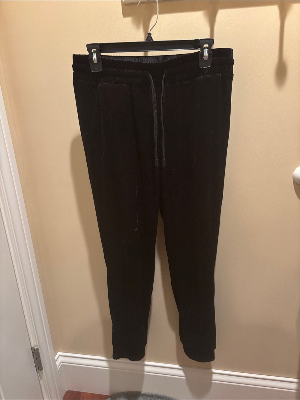 Women’s Black Jogger Pants - Drawstring Waist